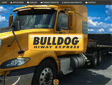 Tablet Screenshot of bulldoghiway.com